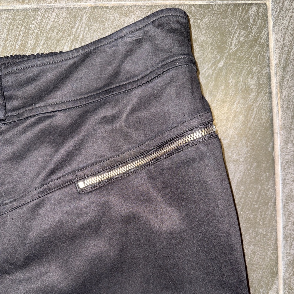 Free People Black Capri Pants with Zipper Accents - Picture 7 of 15